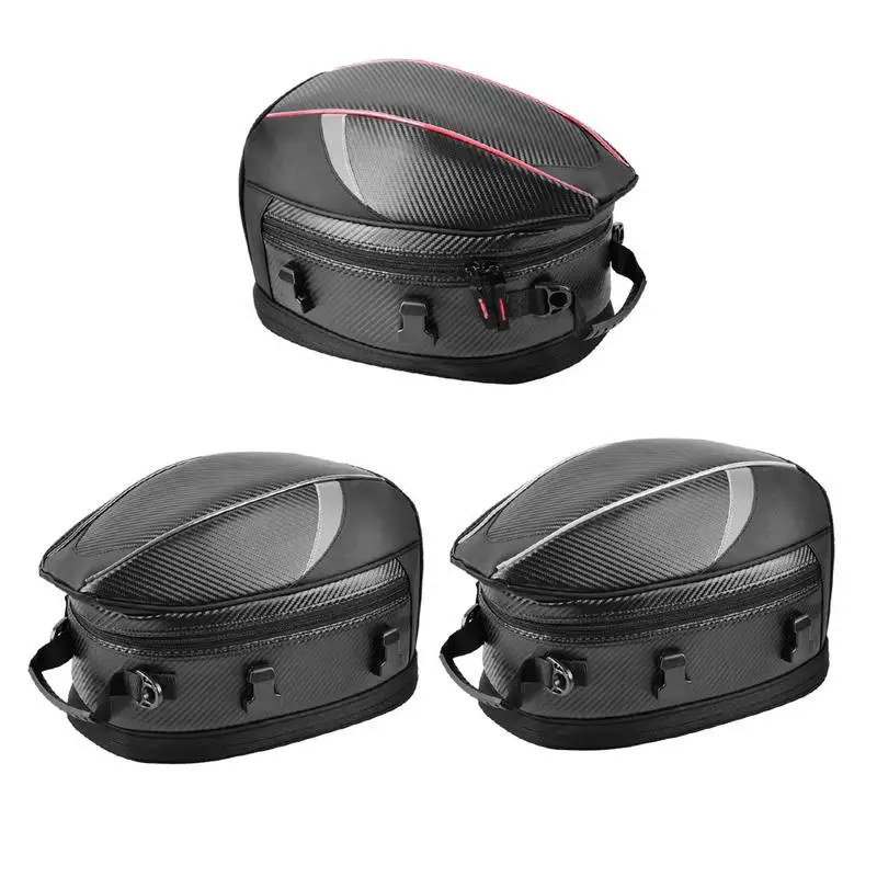 

Motorcycle Tail Bags Back Seat Bags Kit Travel Bag Motorbike Scooter Sport Luggage Rear Seat Rider Bag Pack