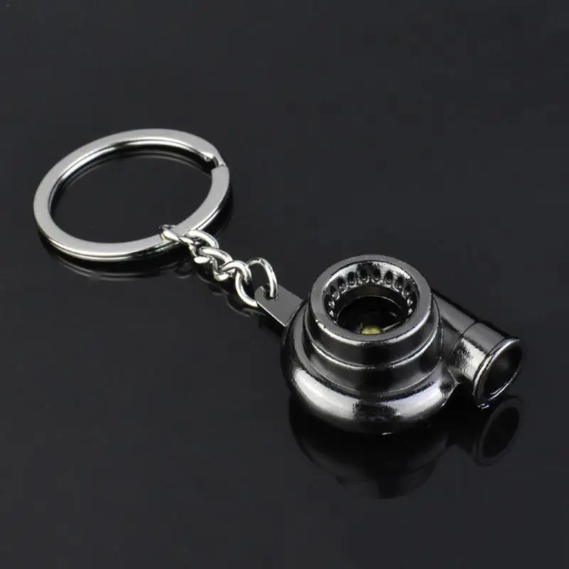 

Turbo Keychain Automobile Modification Turbocharger Engine Shaped Metal Key Chain Car Keying Holder Car Styling Decoration