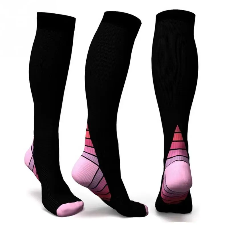 

1Pair Women Men Stockings Sports Compression Breathable Athletic Fit for Running, Nurses, Shin Splints, Flight Travel #01