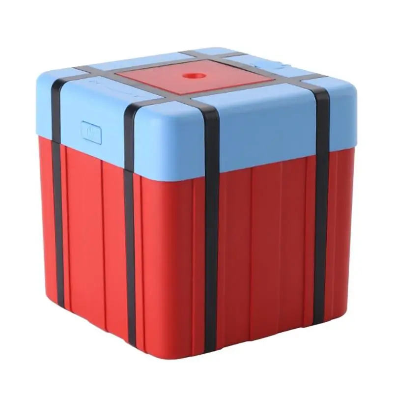 

300mL PUBG Airdrop Box 7 Color LED Light Air Humidifier USB Aroma Diffuser