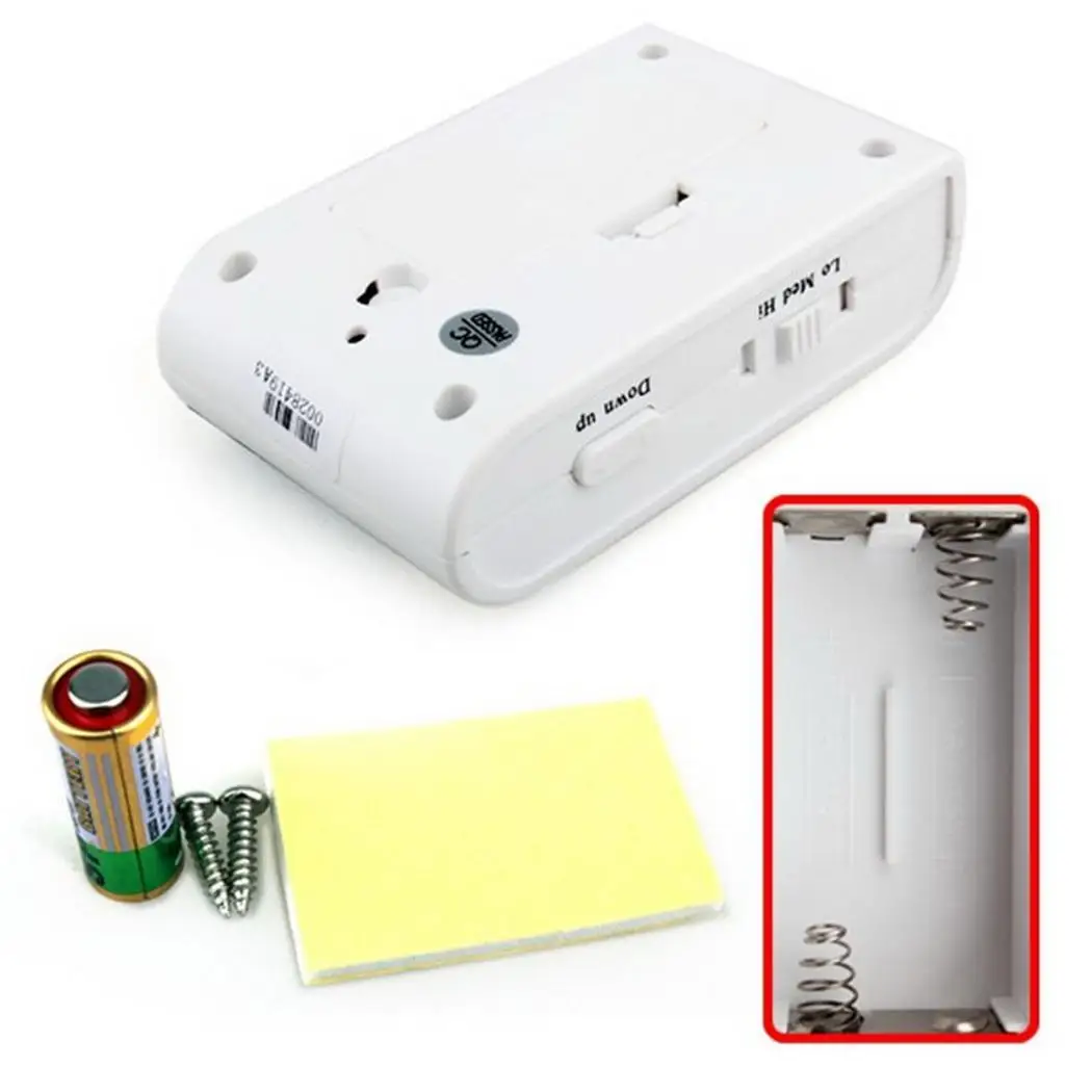 

Battery 315Hz with Included 23A 38 Doorbells DC Remote Control 100 12V Cordless Meters Music Melody Wireless Chime Dry