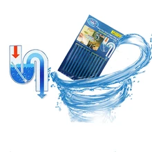 12Pcs/set Cleaning Sticks Sewer Rod Cleaning Tool Sewage Decontamination to Deodorant Kitchen Toilet Bathtub Drain Cleaner mp 3500 twisted blade sewage pumping septic sewer toilet without clogging sewage pumps garbage