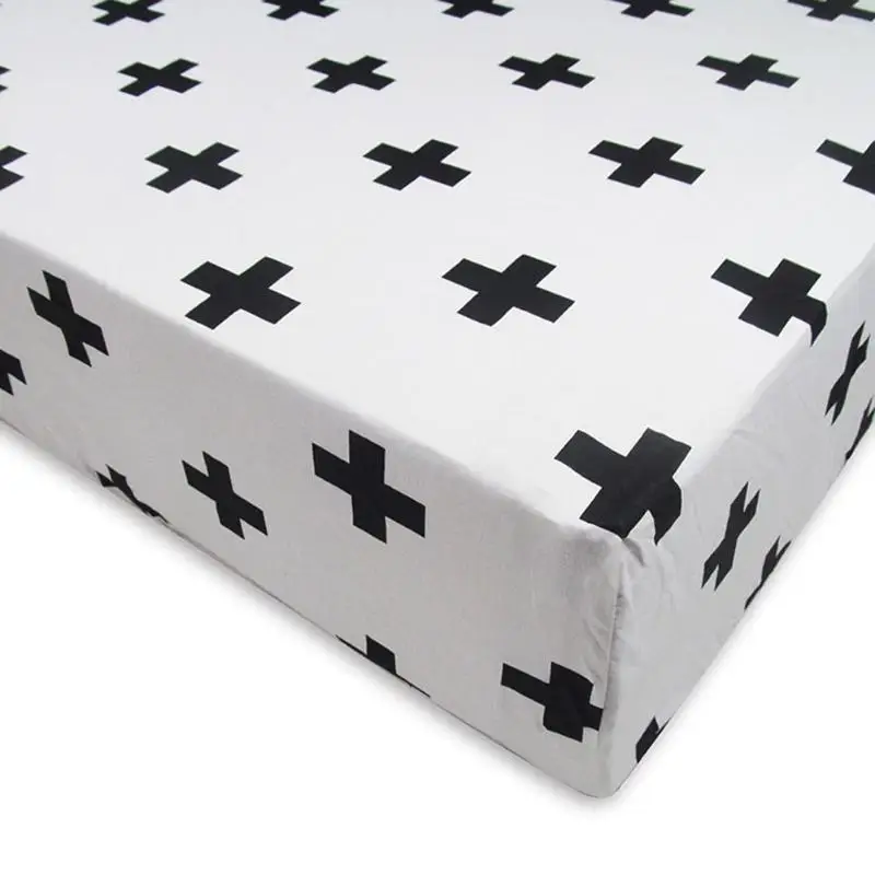 Newborn Crib Fitted Sheet Cotton Soft Cartoon Baby Bed Mattress Cover Potector Toddler Bedding Newborn Crib Fitted Sheet Cotton Soft Cartoon Baby Bed Mattress Cover Potector Toddler Bedding