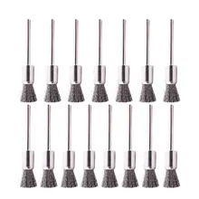 3 мм прямой хвостовик проволочная щетка полировальная щетка для чистки 15 шт
