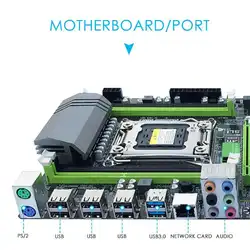 X79T DDR3 настольных ПК материнская плата LGA 2011 Процессор компьютера 4 канала игровые Поддержка M.2 E5-2680V2 i7 SATA 3,0 USB 3,0 для Intel B75