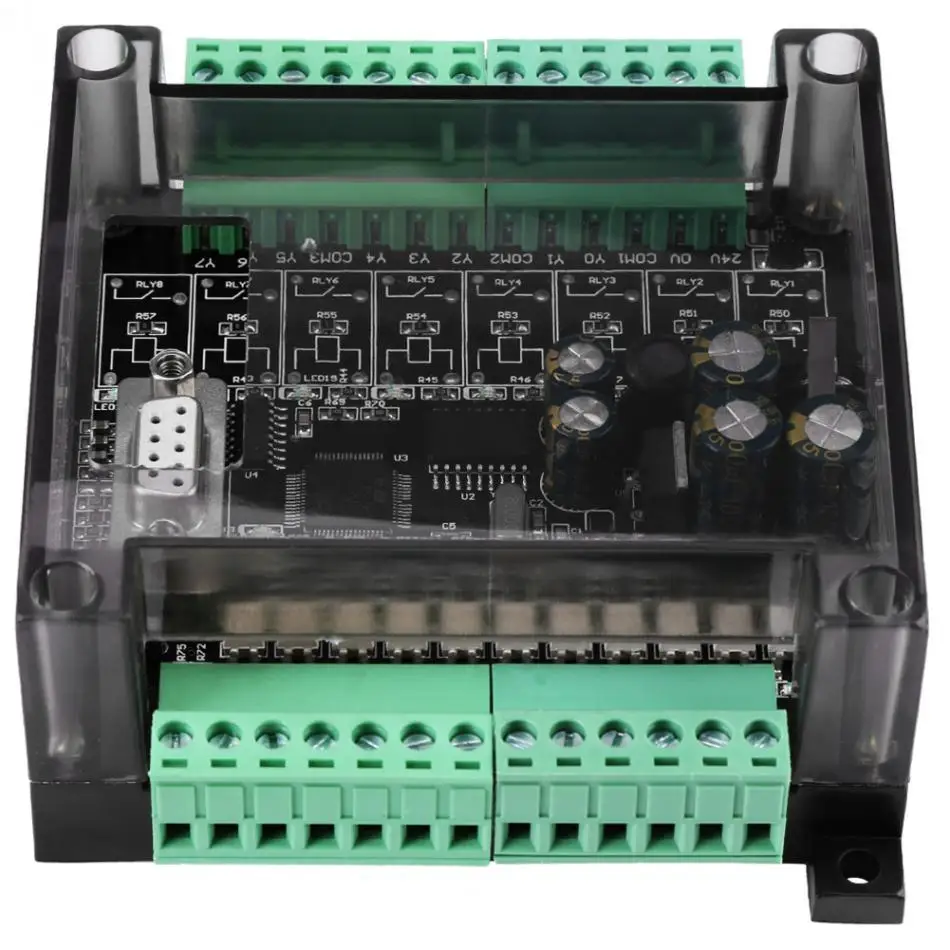 FX1N-20MT DC 24V PLC промышленная плата управления высокоскоростная машина шаговый двигатель управление Лер программируемый логический контроллер