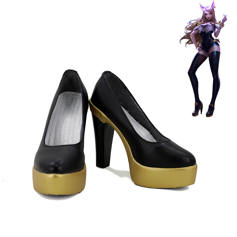 LOL League of Legends Ahri The Nine-Tailed Fox Skin Cosplay Shoes Women Boots Version 1 | Тематическая одежда и униформа