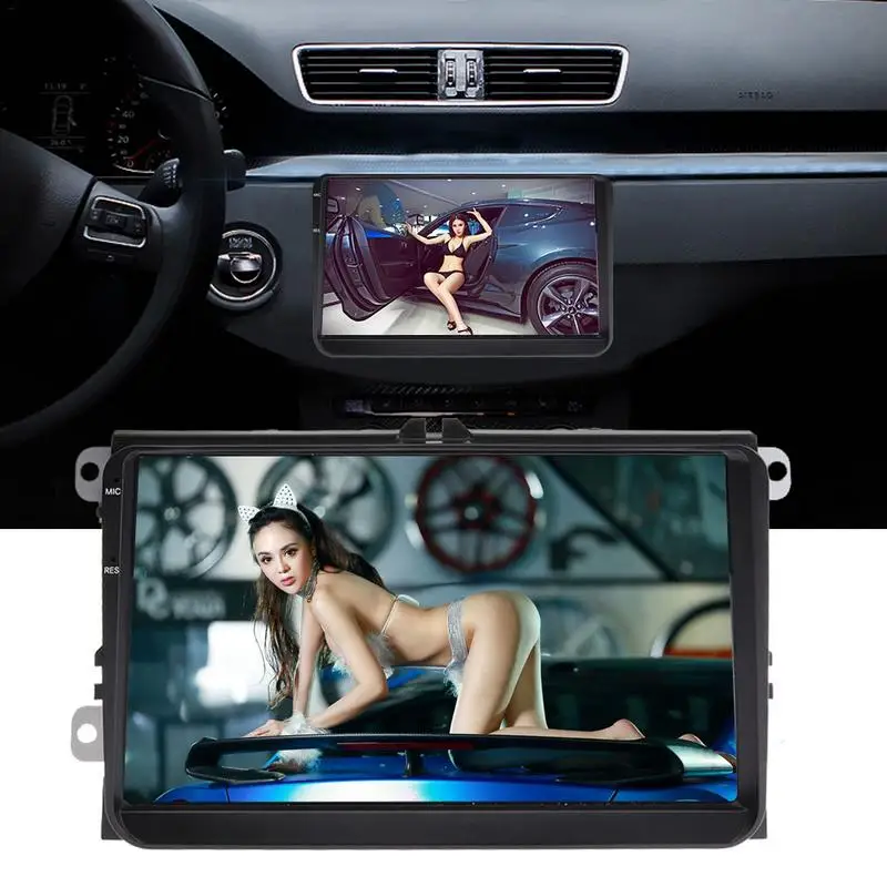 

Ultra-thin Light 9-inch Volkswagen Dedicated Quad-core 6.0 Car Multimedia WIFI Player GPS HD Reversing Video Control Steering