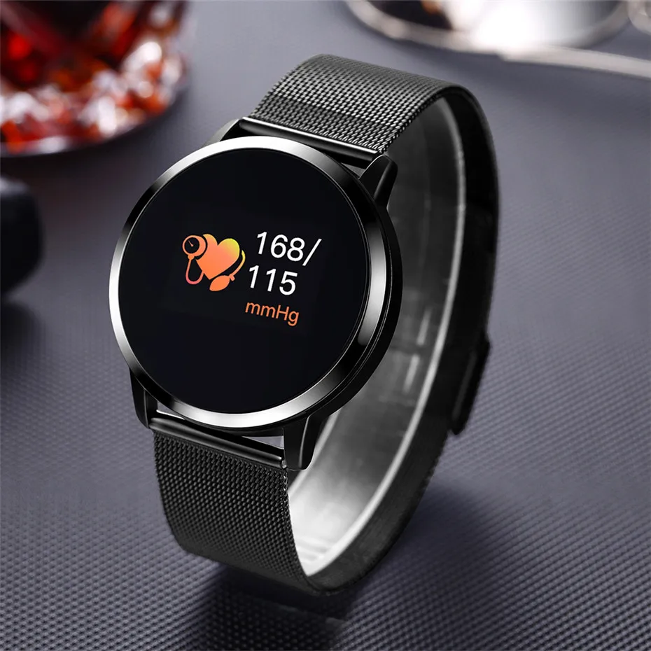Bluetooth Синхронизация Смарт-браслет сидячий Смарт-часы мужские калории запись Smartband для Android IOS спортивный браслет часы