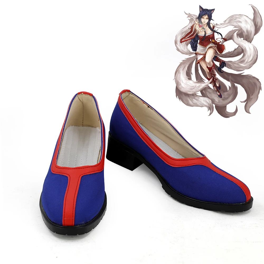 

LOL Ahri The Nine-Tailed Fox Skin Cosplay Shoes Women Boots Handmade