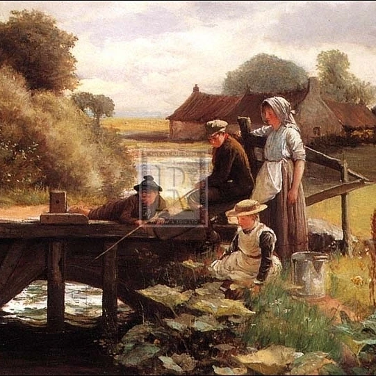 Постер для вечеринки The Fishing вечерние Y от George Paterson (26x20)|Таблички и знаки| |
