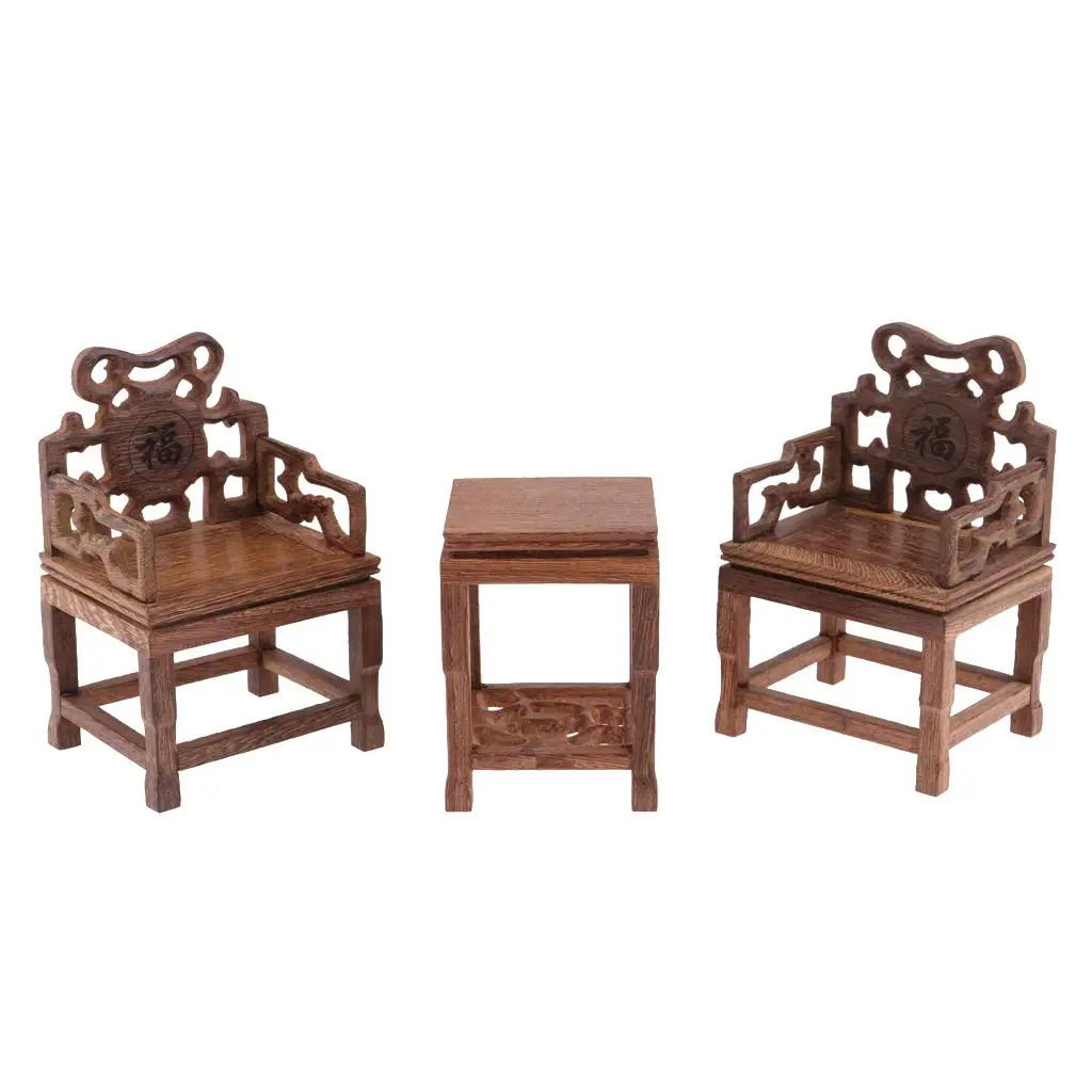 1/6 خشبية مصغرة 2 pcs الكرسي + نهاية الجدول غرفة المعيشة دمية الأثاث نموذج بيت الدمية الاكسسوارات الديكور اللعب 1/6 خشبية مصغرة 2 pcs الكرسي + نهاية الجدول غرفة المعيشة دمية الأثاث نموذج بيت الدمية الاكسسوارات الديكور اللعب