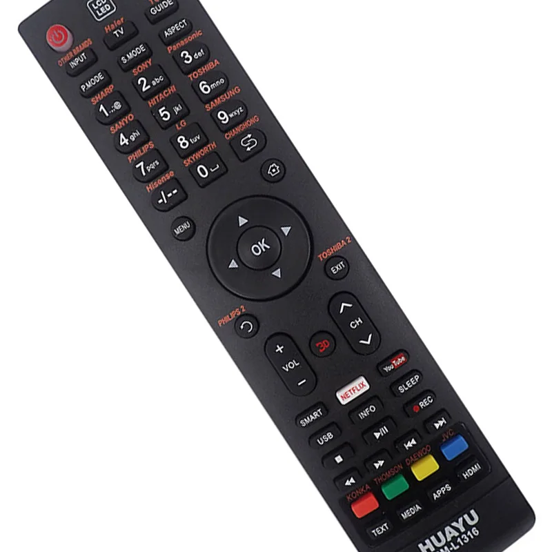 HUAYU универсальный пульт дистанционного управления Rm L1316 ЖК дисплеем/Led Smart Tv Contro