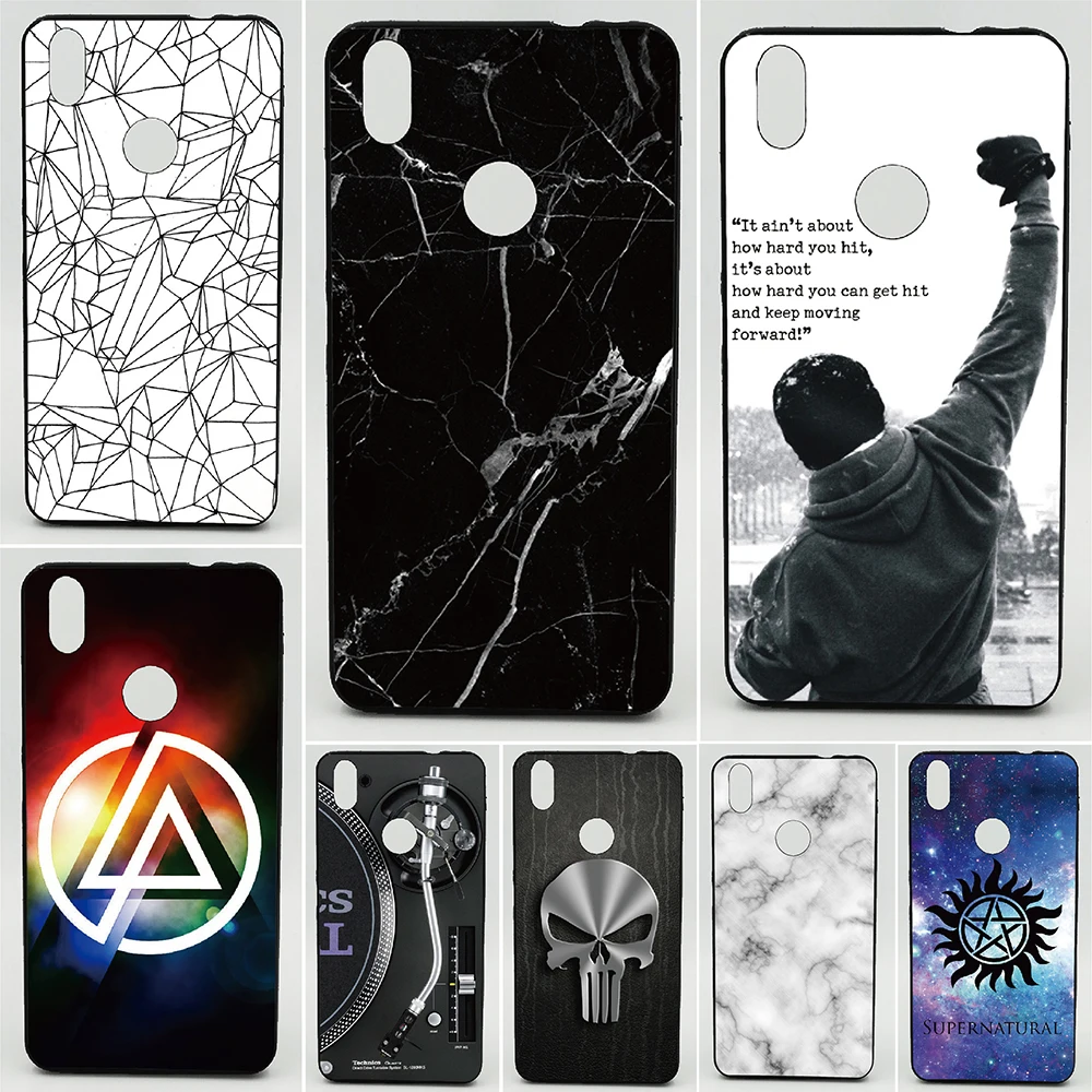 

Phone Case For BQ Aquaris X2 Pro C Vsmart Active 1 plus JOY 1 Plus Music breaks Marble 2D Paiting Back Silicon Soft TPU Covers