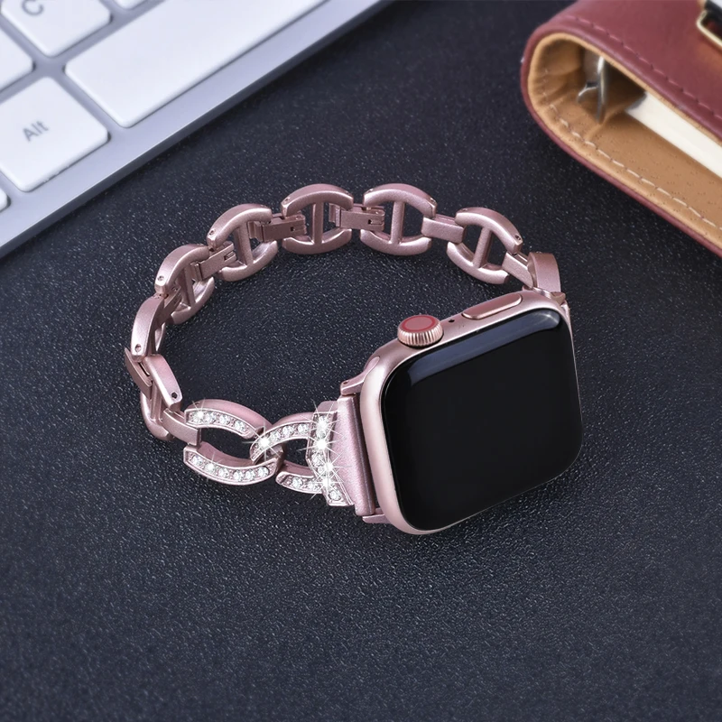 С блестками для девочек Мини Юбка Для Apple Watch 42 мм 44 наручных часов Iwatch серии 5/4/3/2/1