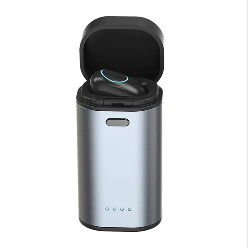 

Single Ear Mini Noise Canceling Wireless Earphone Earbud Waterproof In-Ear Bluetooth Headset With Charge Bin For Iphone Android