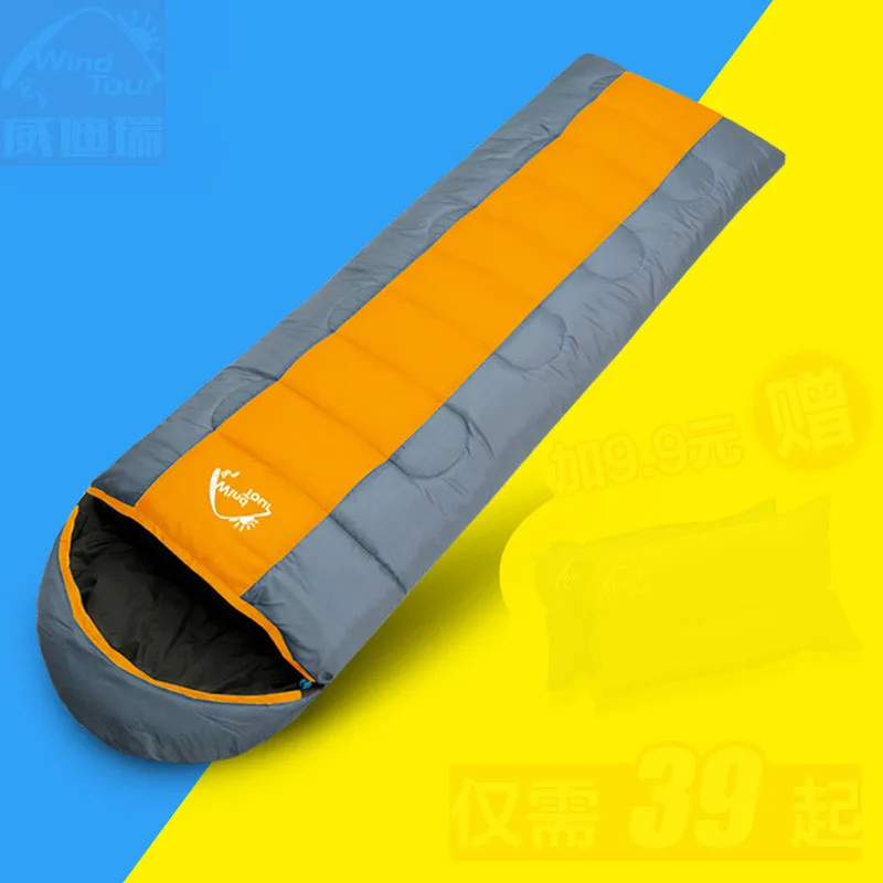 Outdoor Envelope Sleeping Bag Adult Cotton Camping Indoor Saco De Dormirr Lunch Break Thick