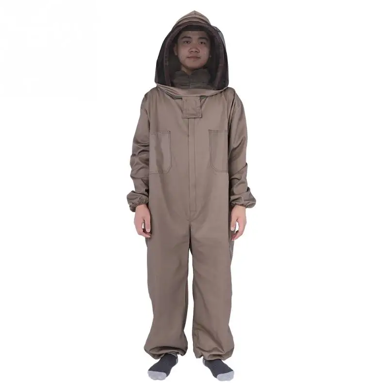 Легкий хлопковый костюм для пчеловодства размеры L/XL/XXL гладкая молния с