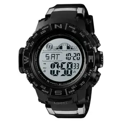 Skmei Спорт на открытом воздухе цифровые часы Мужская мода водостойкие Дата часы электронные часы 1380