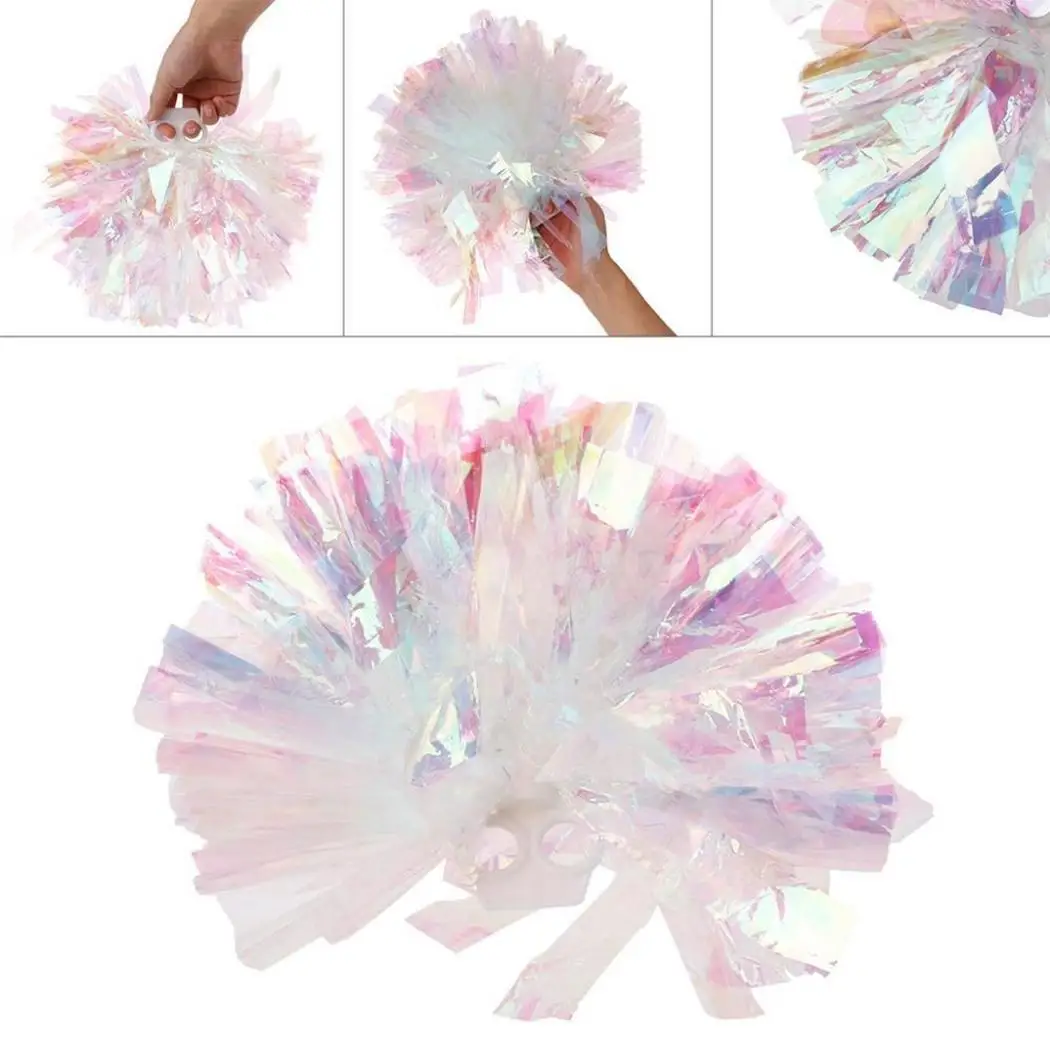 يهتف الرقص الرياضية إمدادات المنافسة التشجيع نمط الزهور حلقة مقبض وصورة حزب الكرة