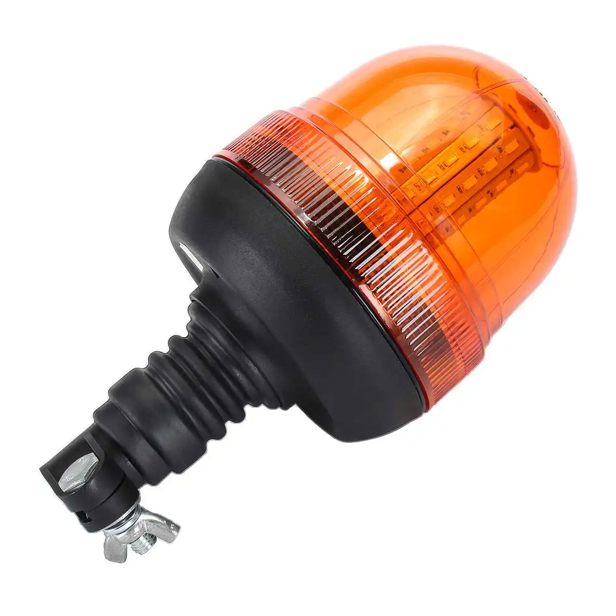  1Pcs 60LED 5730 Car LED Rotating Flashing Amber Beacon Flexible Warning Light 12V/24V For Tractor T