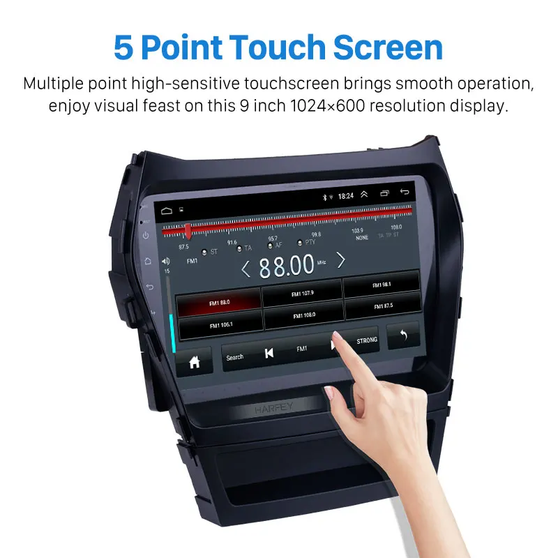 Flash Deal Harfey Car Multimredia Player Android 8.1 9" HD Touchscreeen Radio GPS Navigation for Hyundai IX45 2013-2017 SantaFe SWC 3G WIFI 2 Flash Deal Harfey Car Multimredia Player Android 8.1 9" HD Touchscreeen Radio GPS Navigation for Hyundai IX45 2013-2017 SantaFe SWC 3G WIFI 2
