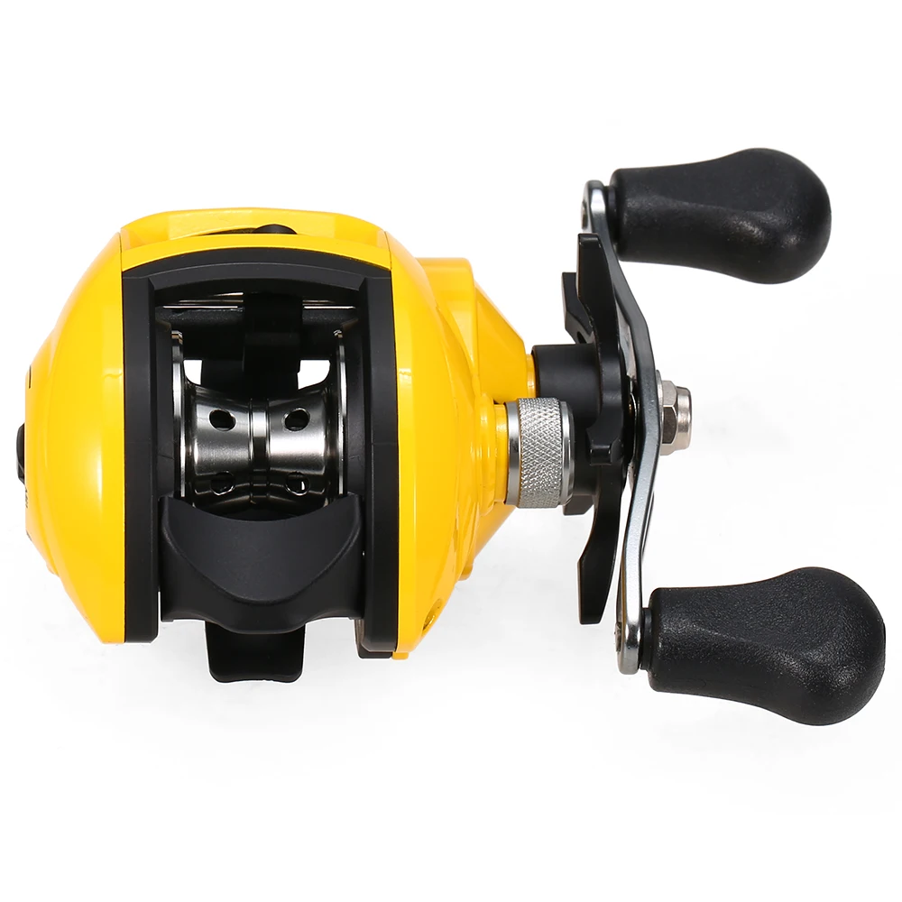 Baitcast Fishing Reel 12+1 Ball Bearings Baitcasting Fishing Reel Baitcaster Tackle Lightweight High Speed 8.1:1 Gear Ratio