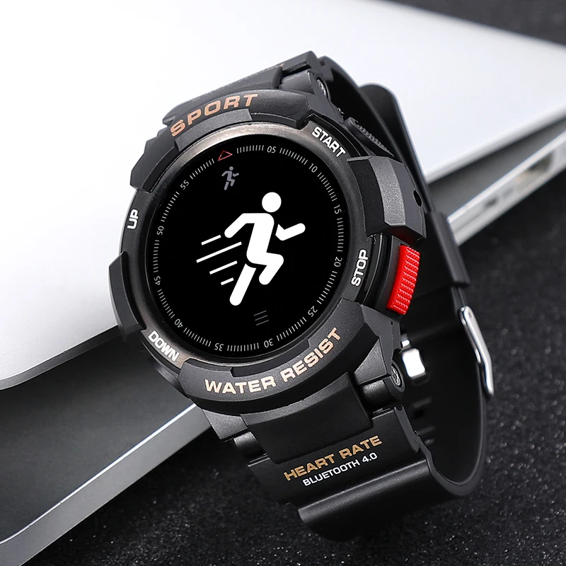 

F6 Smartwatch IP68 Waterproof Bluetooth Dynamic Heart Rate Monitor Smart watch For Android IOS Smart Phone 2019 NEW fashion
