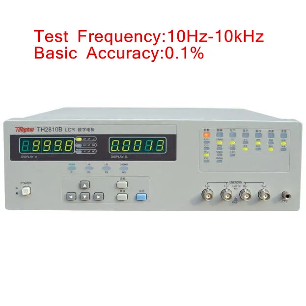 100hz10khz, Digital Lcr Meter Tonghui Th2810b Two Kinds Output Impedance Wide Measurement Range