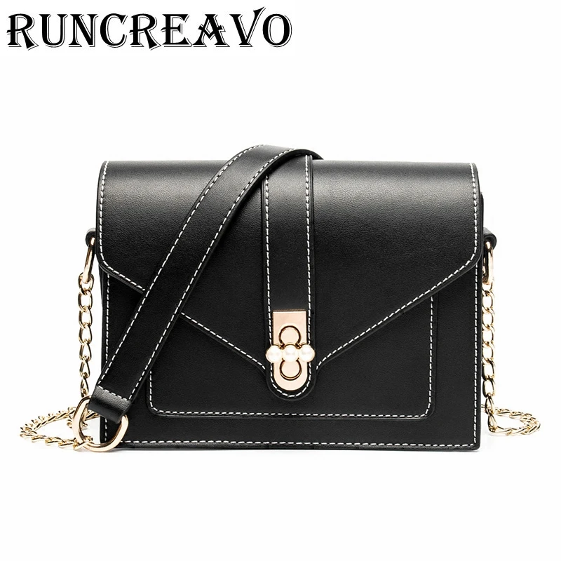 

2019 crossbody bags for women leather handbags luxury handbags women bags designer beading chain shoulder bag bolsa sac a main