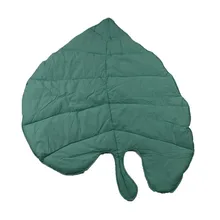 LM новые поступления форма листьев детская Ползания одеяло детская домашний Декор Пол игры коврики