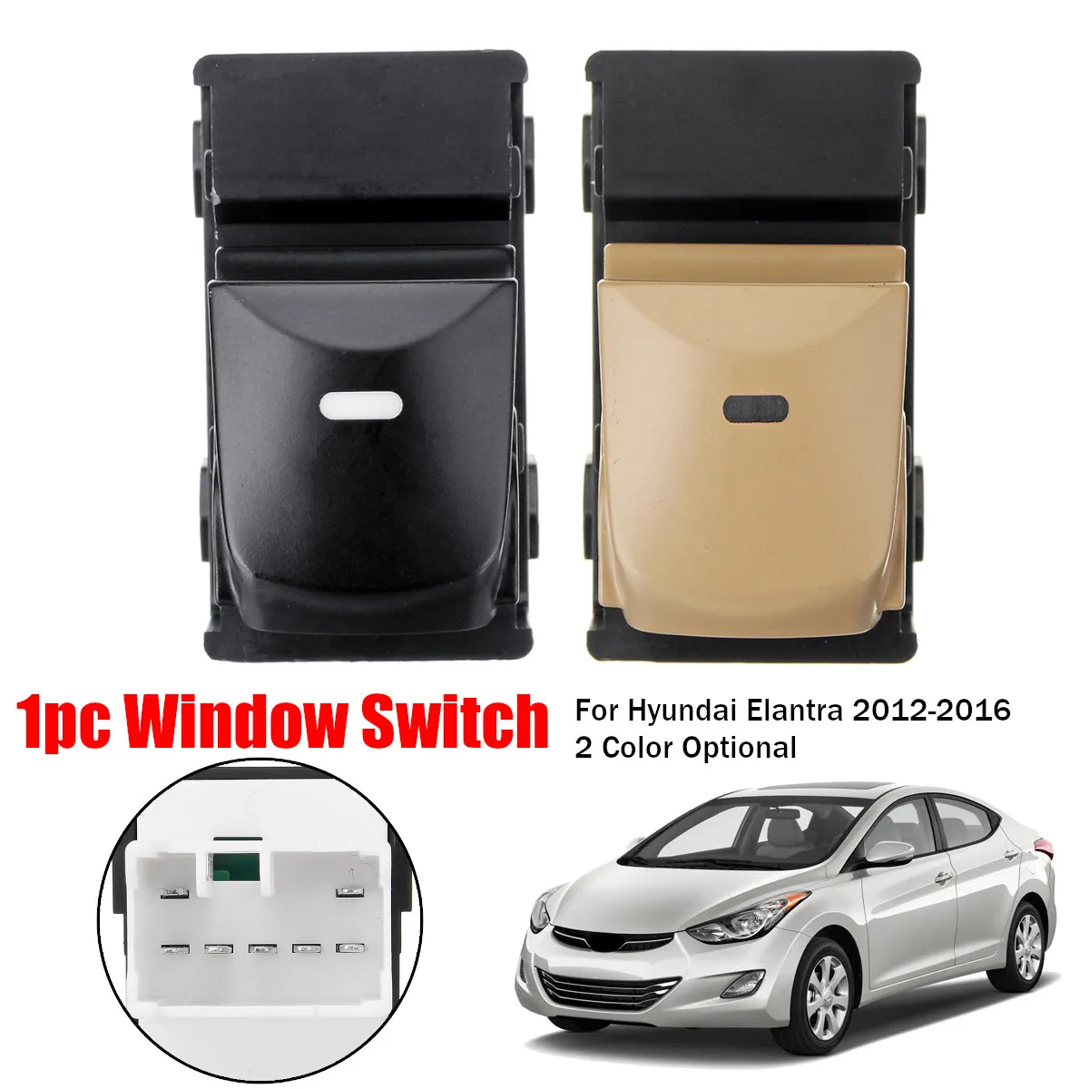 

Car Window Electric Control Switch 93570-4V000 935704V000 For Hyundai 2012 2013 2014 2015 2016 Elantra Lang Move