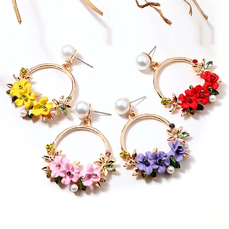 

Elegant Women Charm Dangle Earring Boho Statement Drop Earring For Women Girl Shllhard Fashion Wedding Jewelry Party Accessories