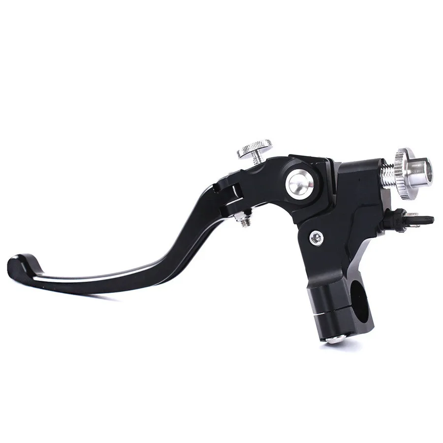 

22mm 7/8" Clutch Master Cylinder Lever Modified Pull Clutch Master Cylinder Lever Black Left Adjustable height Clamp