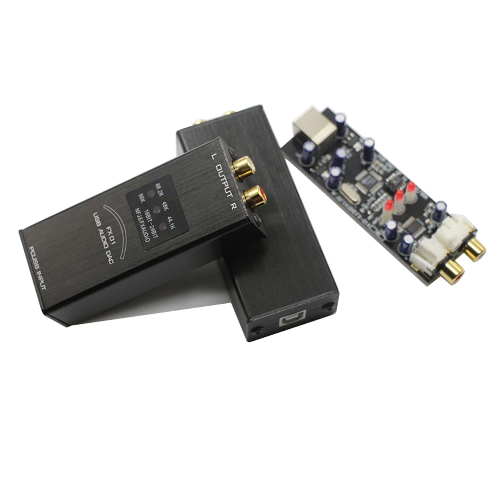 FX AUDIO FX 01 Mini USB DAC Audio Amplifier USB Sound Card 24bit