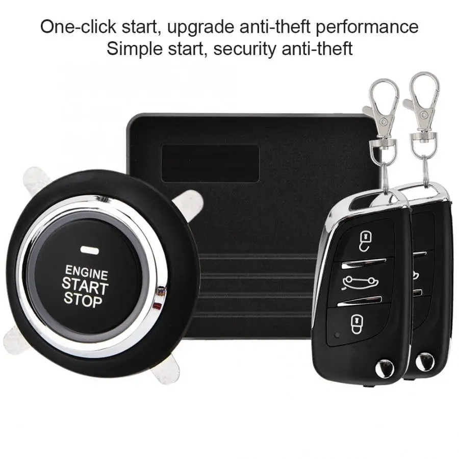 

Car Vehicle Burglar Alarm Anti-theft Security System Keyless Entry Siren Protective 12V Alarm System Kits