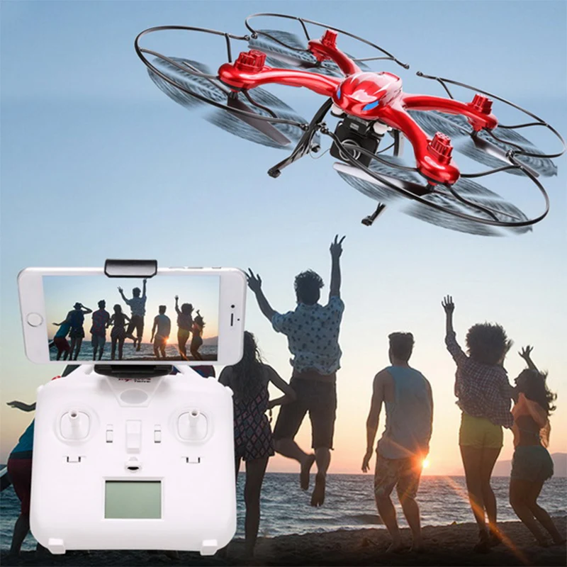 Original MJX X102H RC Quadcopter Drone with C4018 720P Aerial Camera 2.4GHz 4CH 6-Axis Gyro FPV With LED Night Lights
