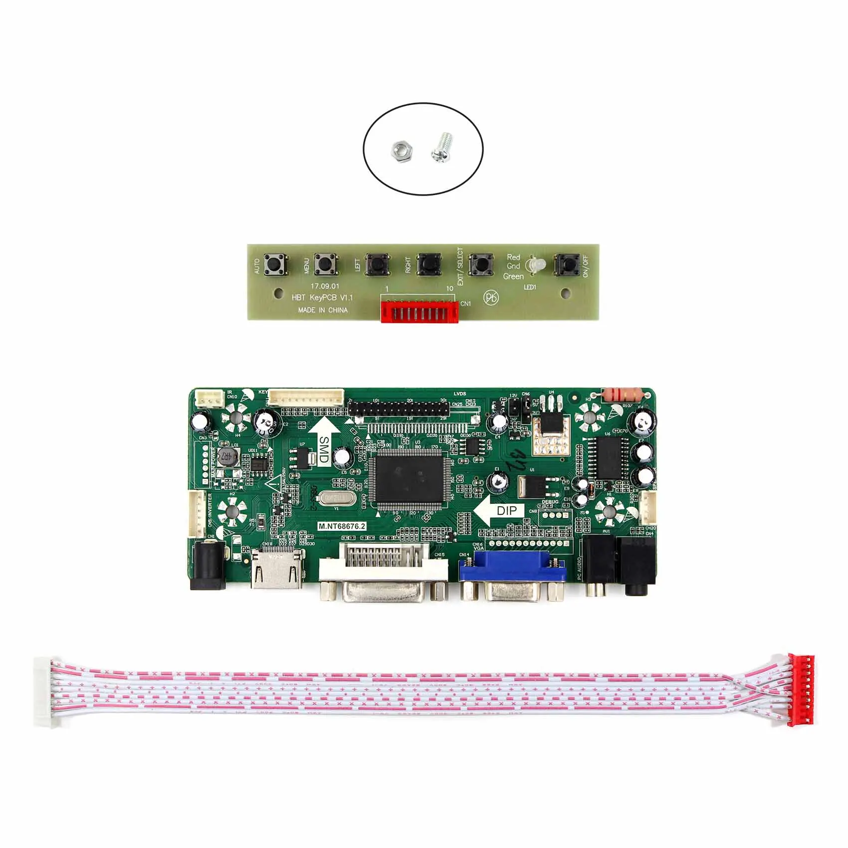 HDMI аудио ЖК-плата контроллера подходит для аркадной 1up diy части 1" M170ETN01.1 WYD170SKD 01 ЖК-монитор