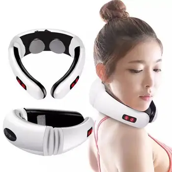 

BellyLady Electric Pulse Back Neck Massager Far Infrared Heating Pain Relief Tool Drop Shipping