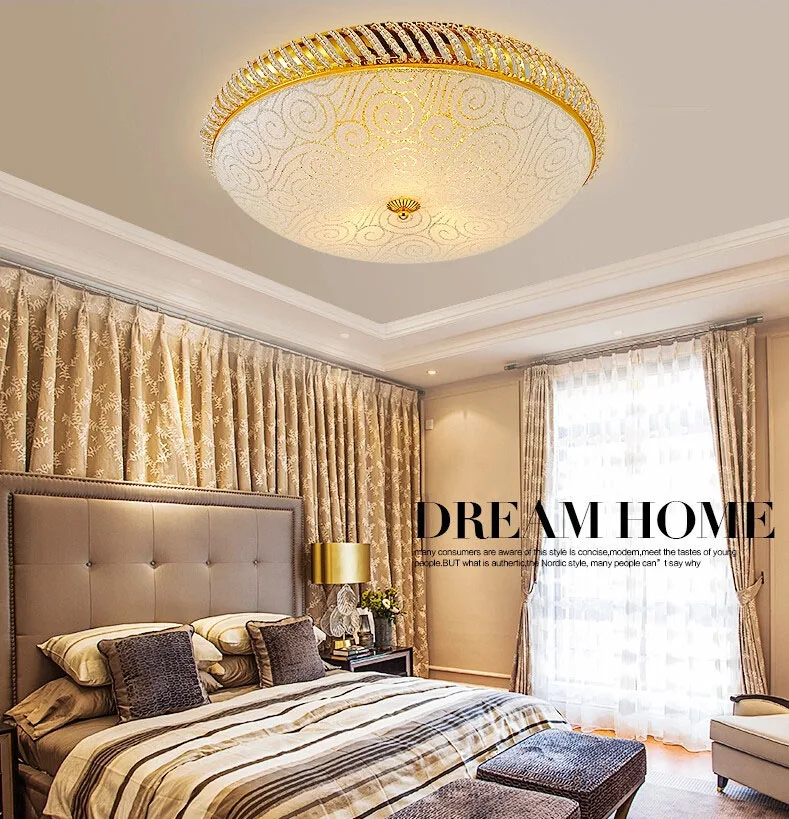 

New Round ceiling light lamp Led Modern Simple Atmosphere Bedroom Kitchen The study Balcony Corridor Restaurant Chinese style