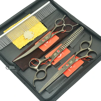 

Meisha 7.0" Japan Pet Grooming Scissors Dogs Hairdressing Cutting/Thinning/Curved Shears Professional Pets Groomer Tools HB0243