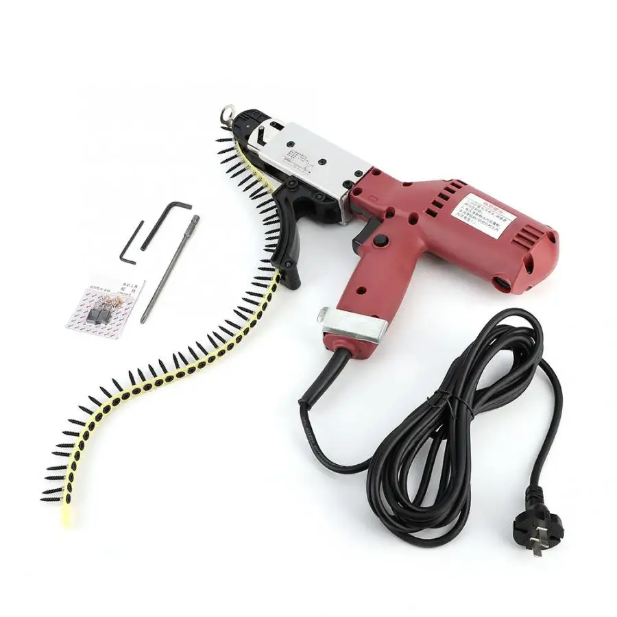 

stapler Electric Auto Feed Screwdriver Automatic Chain Nail Screw Gun Machine Tool CN Plug 220V Power Tool Accessories