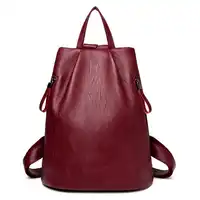 2019 新ファッション女性バックパック本物のレザーバックパック十代の少女女性ランドセルショルダーバッグ Bagpack デザイナー