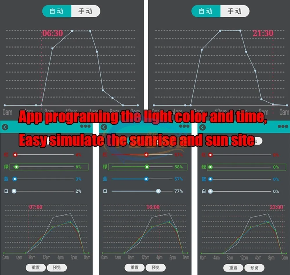 Умный светодиодный контроллер Chihiros с бесступенчатым регулятором яркости и восхода и заката, совместимый с Chihiros A series RGB plus C светодиодный таймер с регулятором яркости