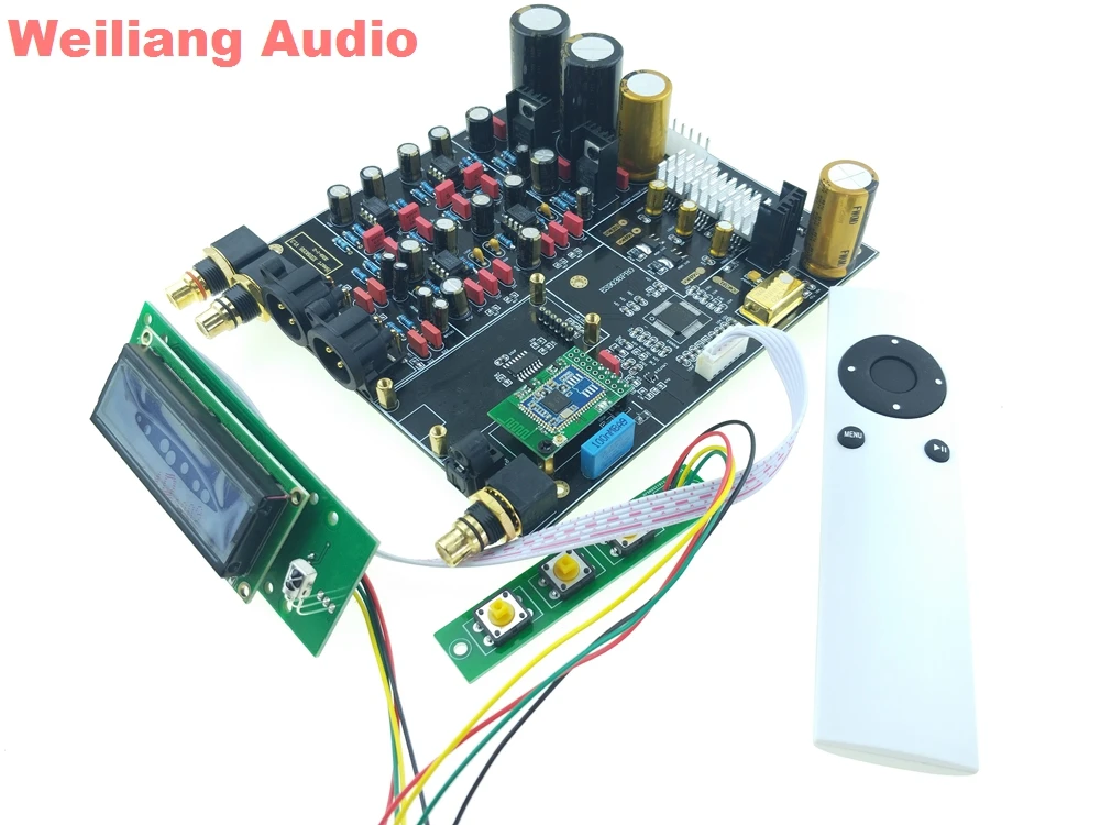 Weiliang ES9038PRO ES9038 HIFI ЦАП DSD декодер XLR ЦАП+ Bluetooth 5,0 CSR8675 APTX hp