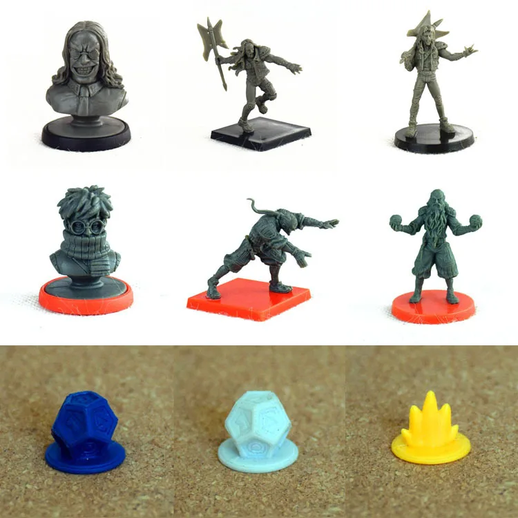 

Die casting resin Coolminiornot Board Role-playing Games Kaosball Chaos Football Cmon Model Barbarian Warlock Football