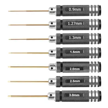 

HSS Black Handle Hex Screwdriver Tool Household Hand Tools Set For RC Helicopter Drone Aircraft Model Metal Repair Tools