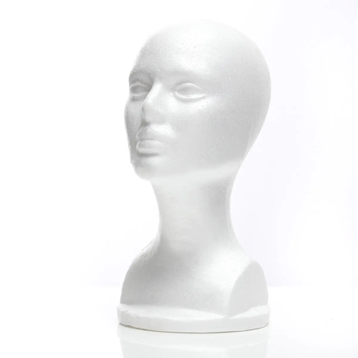 Styrofoam Mannequin Foam Head Model Glasses Hat Wig Display Stand | Дом и сад