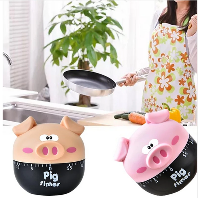 

Baking Timer Pink Pig Shape Cooking Timer Electronic Kitchen Cooking Time Countdown Time Alarm