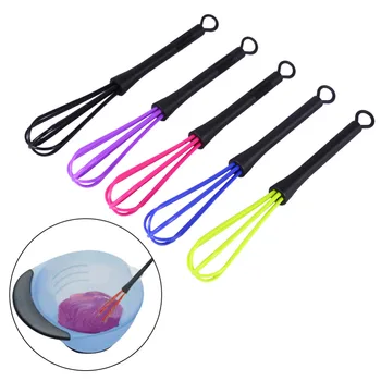 

5Pcs Salon Hair Color Dye Mixer Paint Barber Hair Color Dye Cream Whisk Mixer Stirrer Hair Styling Makeup Tools